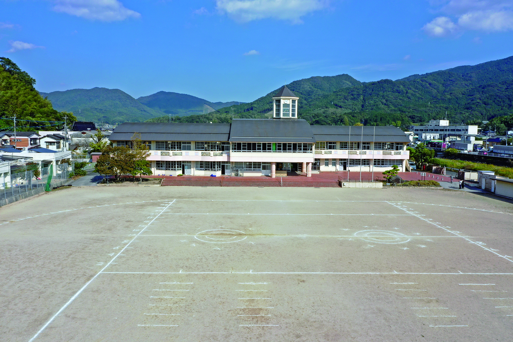 旧香春小学校校舎（全体図）