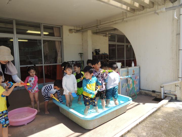 水あそび