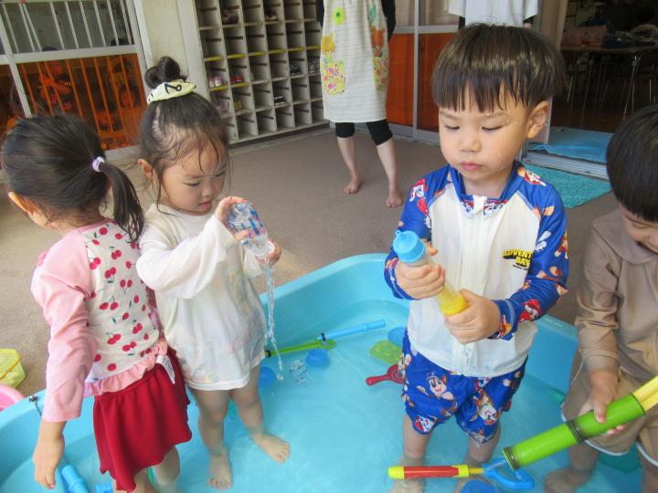 水あそび