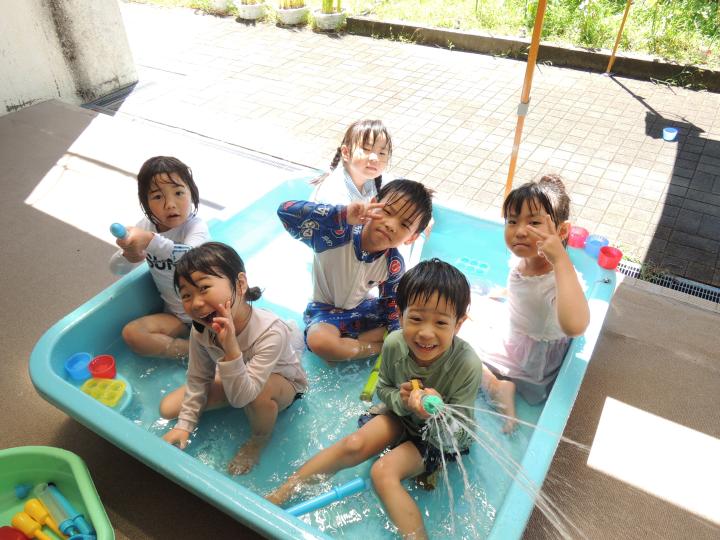 水あそび